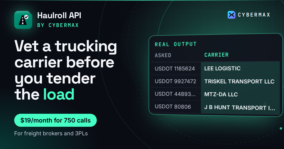 Haulroll API cover