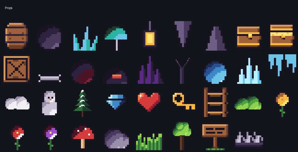 props contact sheet from Propwren 1.0.0