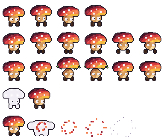 Capwalker (animated sprite sheet)