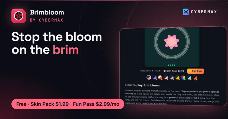 Brimbloom (full game): Stop the bloom on the brim