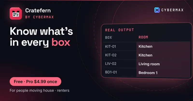 Cratefern: Know what's in every box