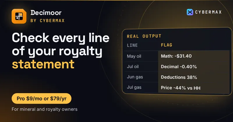 Decimoor: Check every line of your royalty statement