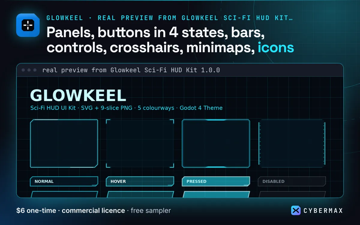 Glowkeel Sci-Fi HUD Kit: image 3