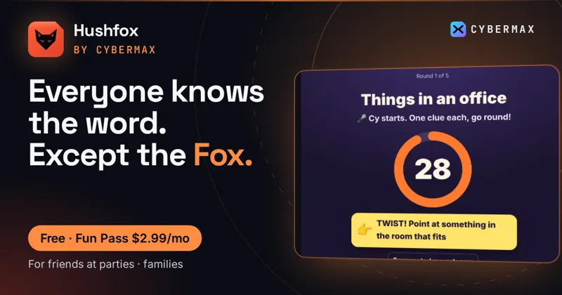 Hushfox (full game): Everyone knows the word. Except the Fox.