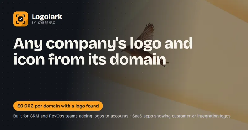 Logolark: Any company's logo and icon from its domain