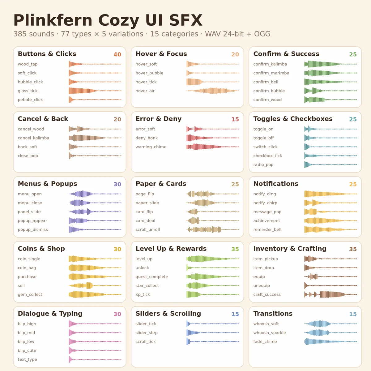 Plinkfern Cozy UI SFX: image 6
