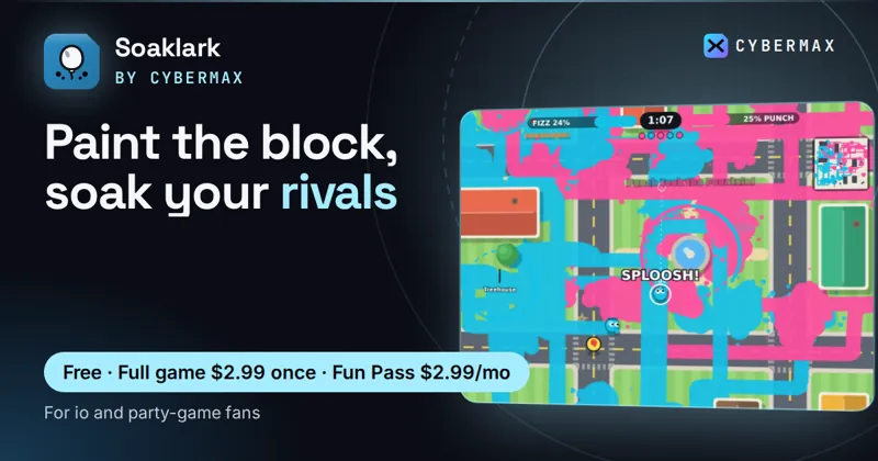 Soaklark 3D Skin Pack: Paint the block, soak your rivals