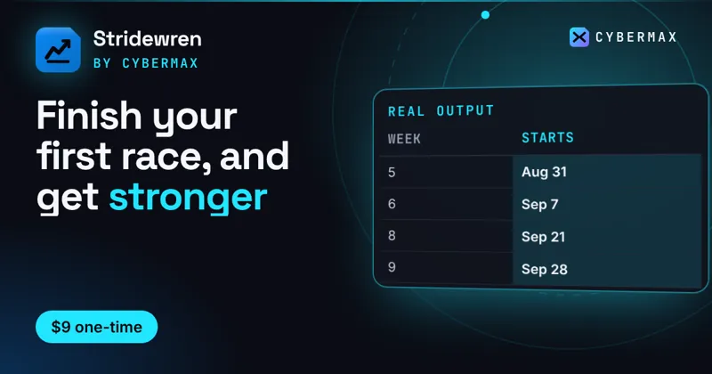 Stridewren Race Training + Strength Pack: Finish your first race, and get stronger